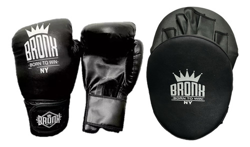 Combo Sparring Guantes De Boxeo Foco Manopla Entrenamiento