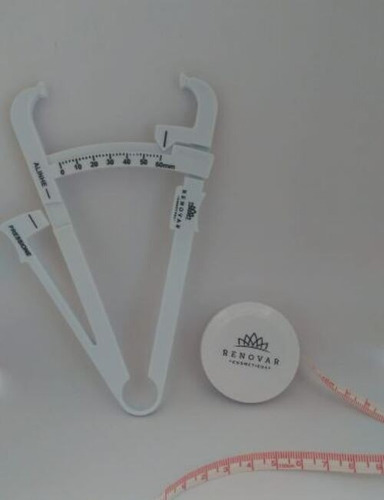 Kit Adipômetro Básico + Trena Antopométrica Gordura Corporal