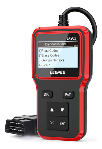 Leepee Escner Lp201 Obd2, Lector De Cdigo De Fallo Del Motor