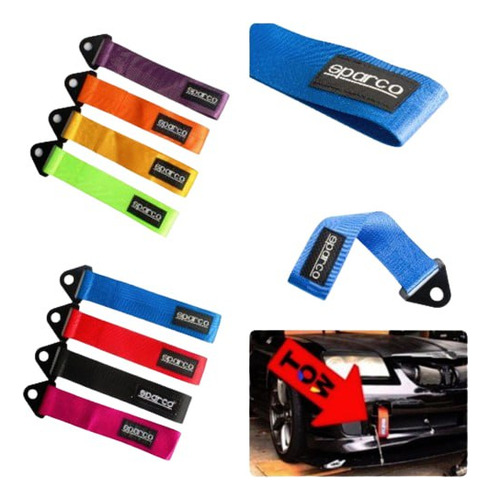 Tow Strap Cinta De Remolque Sparco Tuning Jdm