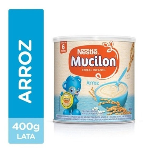 Cereal Infantil De Arroz Mucilon 400g Alimento Bebe
