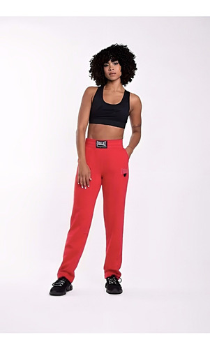 Pantalon Buzo Mujer, Modelo Libra Everlast Rojo