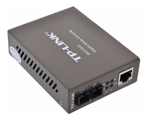 Convertidor De Medios Tp-link Mono Modo Fibra A Rj45 Mc210cs