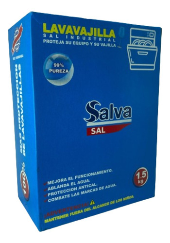 Sal Lavavajillas Salva En Caja 1.5kg - Bosch, Teka Y Mas