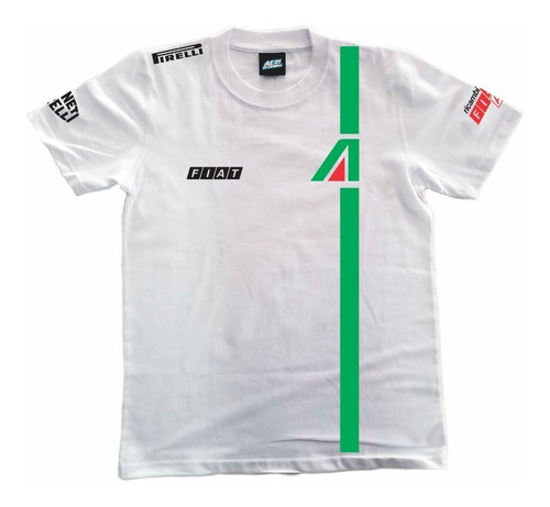 Remera Estampada Fiat Wrc Alitalia Abarth 7xl