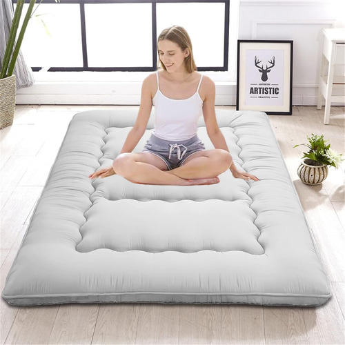 Colchón Japonés Plegable Para Piso Y Campamento 190x90 Cm
