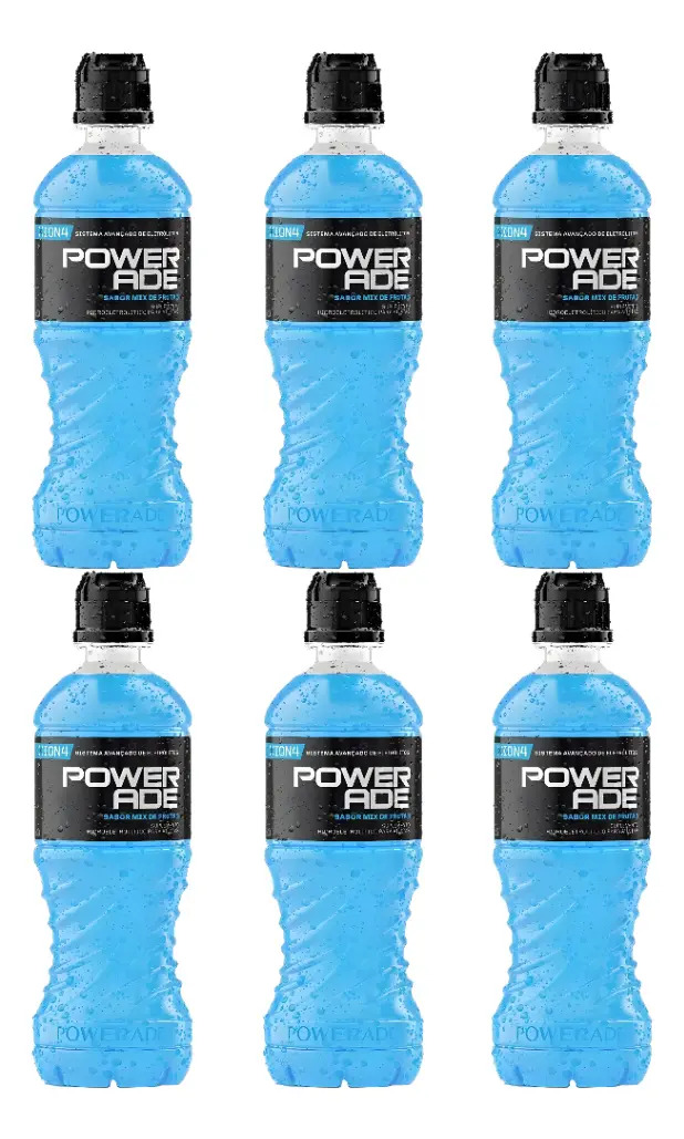 Isotônico Powerade Powerade Mix De Frutas Kit X 6