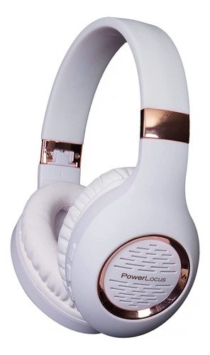 Auriculares Powerlocus, Bluetooth/blanco/microfono