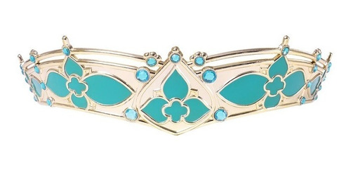 Imagem 3 de 6 de Kit Joias Tiffany Princesa Jasmine Com Coroa Colar E Brincos