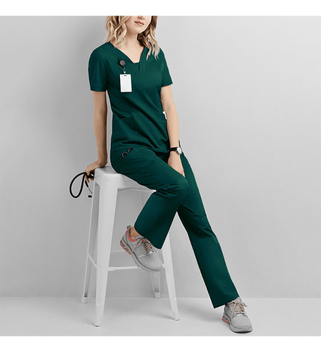 Uniforme De Enfermera Corporal Para Mujeres Y Hombres, Exfol