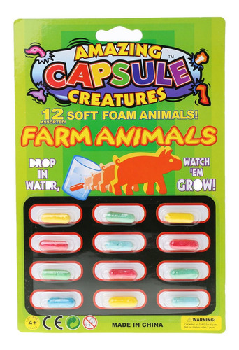 Imagen 2 de 5 de 4pcs Magic Grow Cápsulas Bebé Cognición Juguetes Educativos