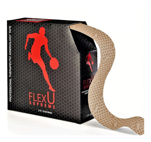 Flexu Cinta Beige De Kinesiologia; Paquete Continuo A Granel