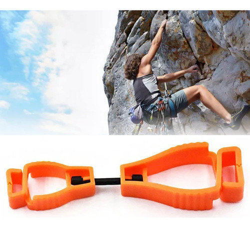 Clip Para Guantes Pgc Alta Visibilidad Resistente 6 Piezas