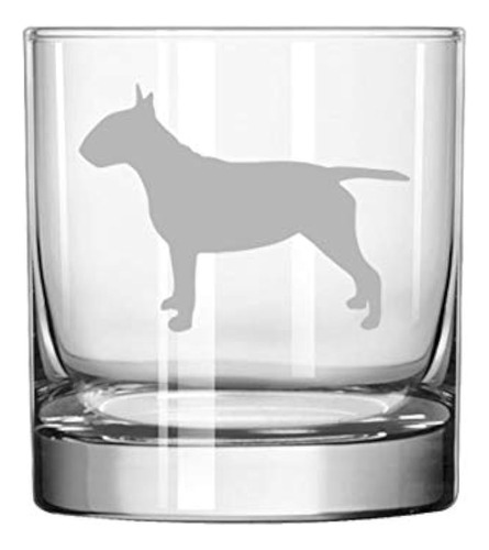 11 Oz Rocks Whiskey Highball Glass Bull Terrier