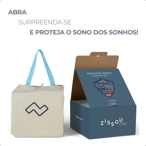 Protetor De Colchão Zissou Solteiro Especial (203 x96x32)