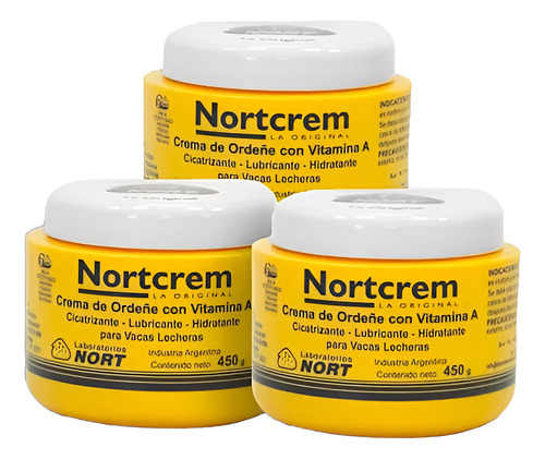 Crema De Ordeñe X 450gr X 3 Unidades (vencimiento 09/2025) Aloe Vera