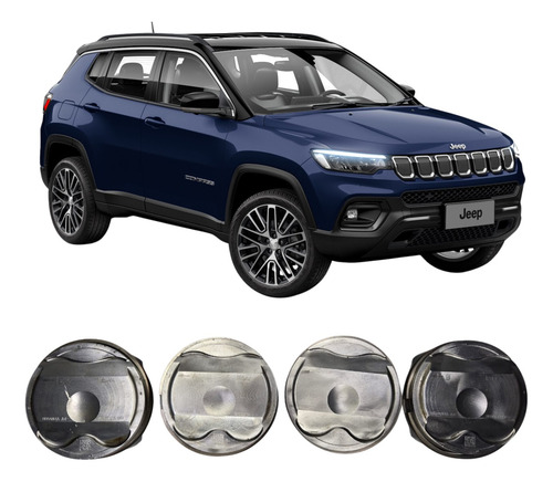 Jogo Pistão Jeep Compass 2.0 Flex 2016-2021 Original