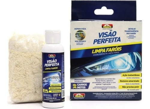 Revitalizador Limpa Farol Proauto - Tira Fosco Amarelado