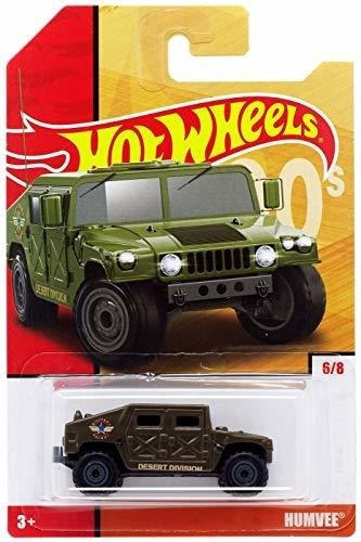 Hot Wheels 2019 Humvee 6/8 Retroceso Serie 90s