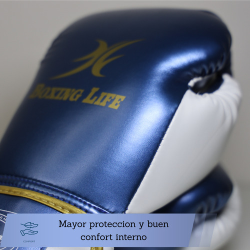 Guantes De Boxeo Boxing Life 8/10/12/14/16oz Gama Intermedia