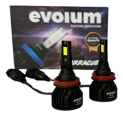 Kit De Focos Led Barracuda 11000lm H4 H11 H7 9005 9006 9006 Negro Blanco Neutro