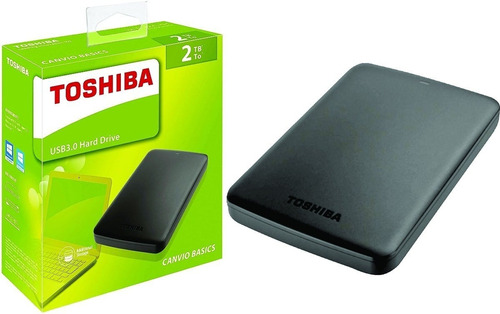 Disco Duro Externo Usb 3.0, 2 Tb Toshiba Canvio Basics Nuevo