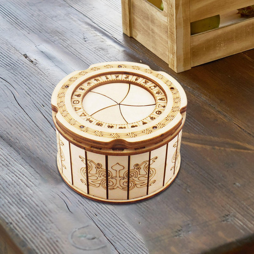 Caja De Rompecabezas De Madera, Caja Del Tesoro,