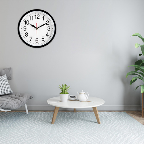 Reloj De Pared Antivaho Hermoso Reloj De Cuarzo Naranja