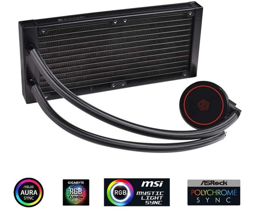 Refrigeración Liquida Cpu Id-cooling Rgb Amd E Intel Cooler