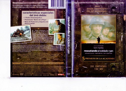 Rescatando Al Soldado Ryan (1998) (2 Dvd) - Dvd Orig - Mcbmi