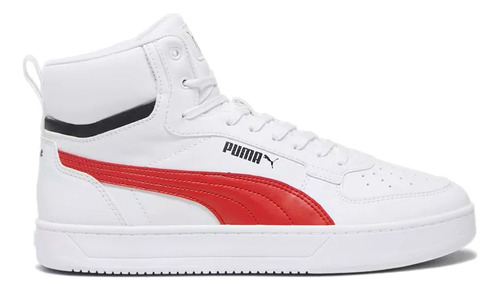 Tenis Puma Caven 2.0 Mid Unisex - 39229106 Blanco / Rojo