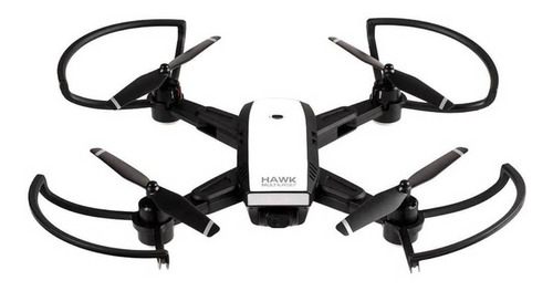 Mini drone Multilaser Multilaser Aéreo Hawk ES257 Falcon con dual cámara HD negro 2.4GHz 1 batería