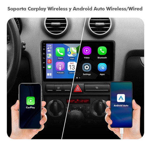 Stereo 6+128g For Audi Rs3 A3 8p S3 2003-2012 Qled 4g Rds