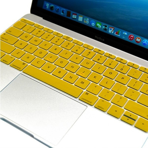 Teclado De Silicone Macio Capa Protetora Para Macbook 12 Pol