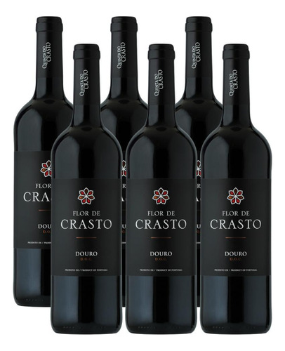 Vinho Flor De Crasto Tinto 750 Ml Kit Com 06 Un