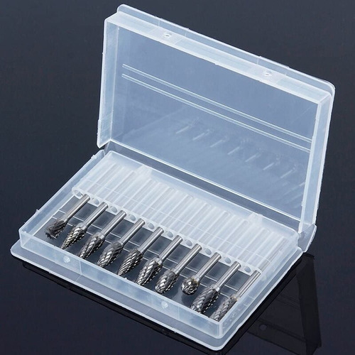-shaoke Gift Kit Of 10 Burrs 1/8 Carbide For