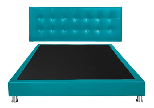 Cabecero + Base Cama 140x190 Doble. Varios Colores.