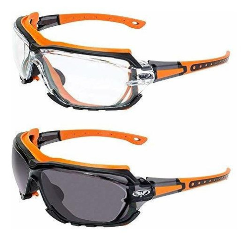 Gafas Motos 2 Pares De Gafas De Seguridad Para Montar En Mot