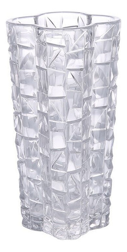 Vaso De Vidro Cristal Trevo Faces 29cm 1062 Lylhome