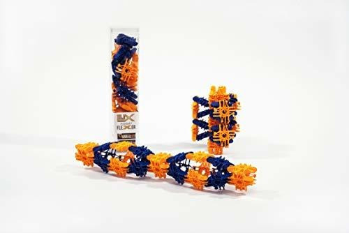 Sets De Construcción - Lux Blox Orange And Blue Fidget Flexe