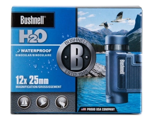 Binoculares Bushnell H2o 10x25 Camuflaje Bak-4 Contragua! Azul Marino