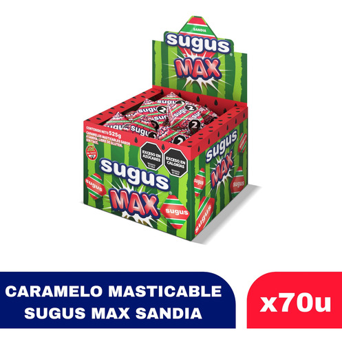 Caramelos Masticables Sugus Max Sandia X70u