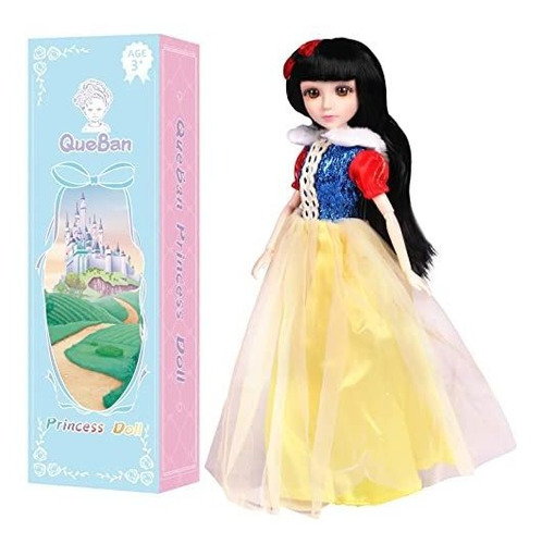 Fashion Princess Dolls Royal Shimmer Snow White Doll, Fashio