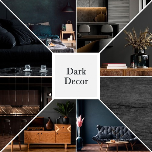 Lámpara Colgante Lumimexico 23124-2 Dark Decor Negro E27 60w 5 Luces