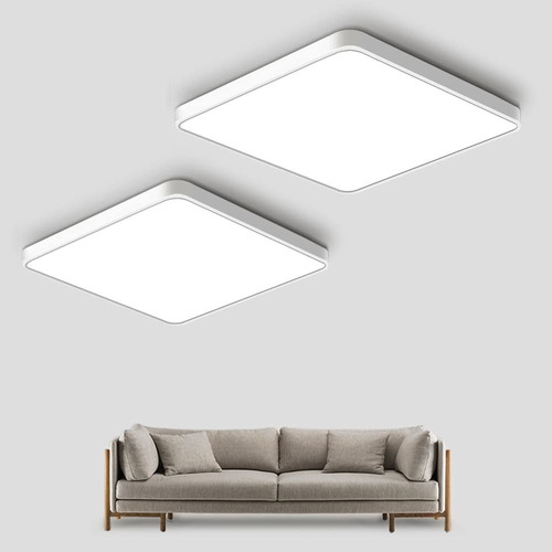 Pack Inch Led Ceiling Light Fixture Flush Montaje White