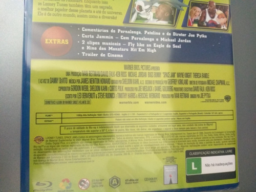 Blu-ray Space Jam O Jogo Do Século Lacrado Original Dublado