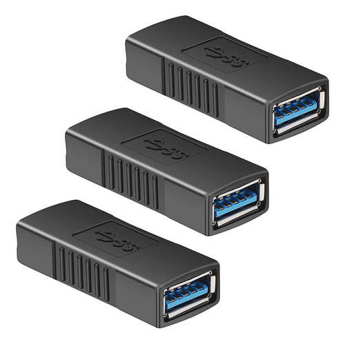 Saisn Adaptador Usb 3.0 Tipo Dama Conector Extension 3