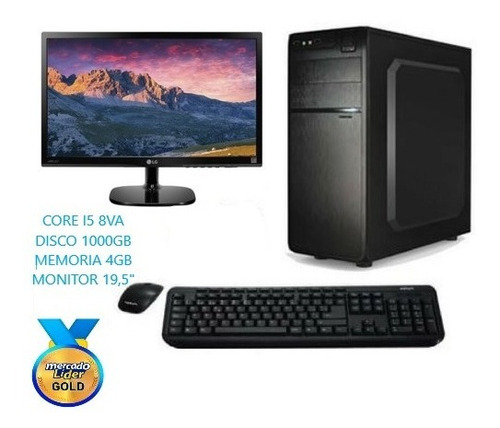 Computadora Cpu Intel Core I5 8va Gen 1tb 4gb Led 20, I7