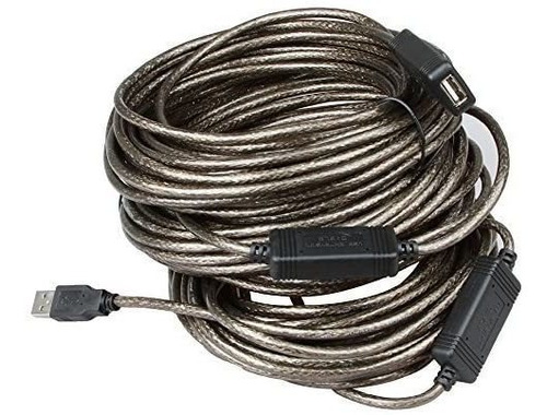 Cable De Extension Usb 2.0 Macho A Hembra De 30 M | Negro
