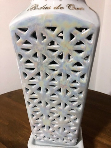 Vaso Vazado Bodas De Ouro 50 Anos De Casamento 40cm